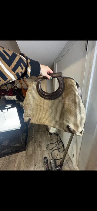 Salvatore Ferragamo Gancini Crossbody RUNWAY Bag – Vintage Designer Italian Leather Handbag