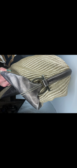 Salvatore Ferragamo Gancini Crossbody RUNWAY Bag – Vintage Designer Italian Leather Handbag