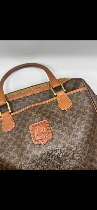 Celine Macadam Boston Top Handle Bag – Vintage PVC & Leather