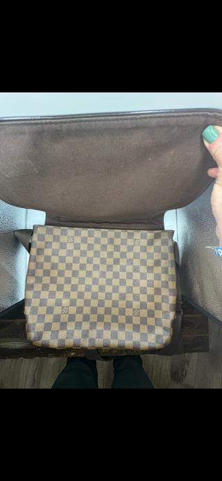 Louis Vuitton Damier Ebene Brooklyn PM Messenger Bag