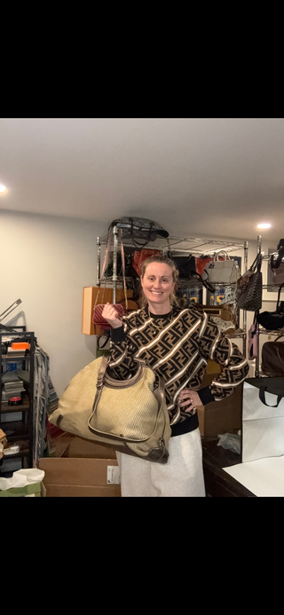 Salvatore Ferragamo Gancini Crossbody RUNWAY Bag – Vintage Designer Italian Leather Handbag