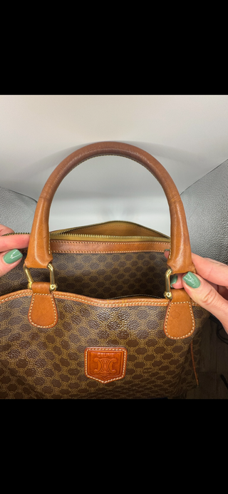 Celine Macadam Boston Top Handle Bag – Vintage PVC & Leather