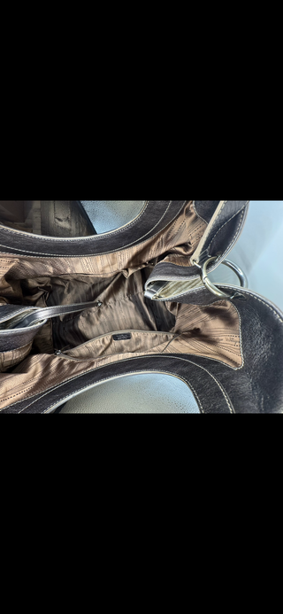 Salvatore Ferragamo Gancini Crossbody RUNWAY Bag – Vintage Designer Italian Leather Handbag