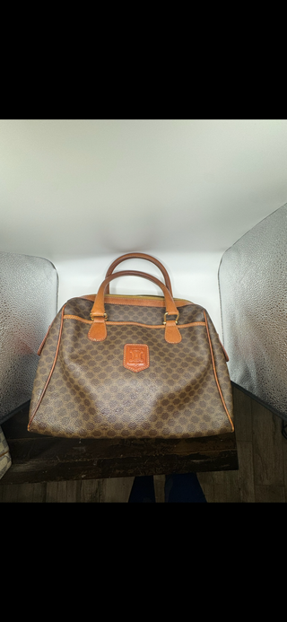 Celine Macadam Boston Top Handle Bag – Vintage PVC & Leather