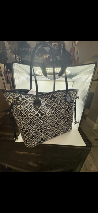 Louis Vuitton Since 1854 Neverfull GM Tote Bag – Black Jacquard Canvas