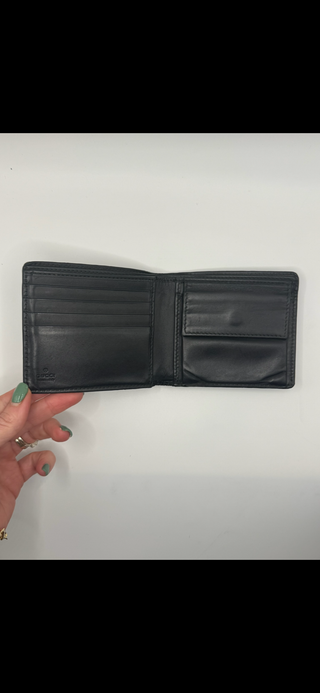 Gucci Kingsnake GG print bi-fold wallet