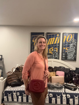 Gucci Blondie Crossbody Bag in Red - HOT BUY CURRENTLY IN STORES!