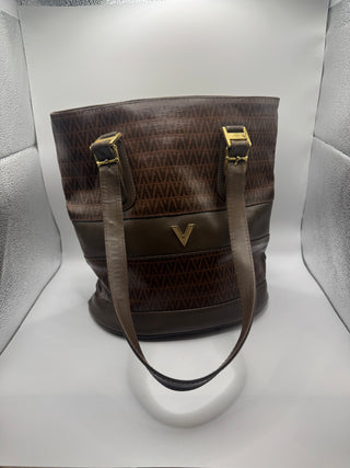 Valentino Coated Canvas Tote/Bucket Bag