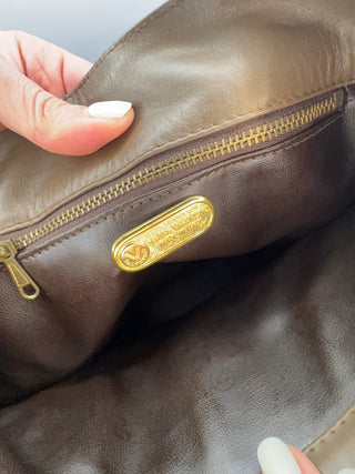 Valentino Coated Canvas Tote/Bucket Bag