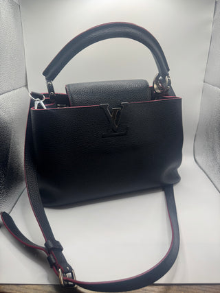 Louis Vuitton Capucines BB Cobalt and Fuchia