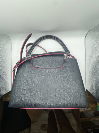 Louis Vuitton Capucines BB Cobalt and Fuchia