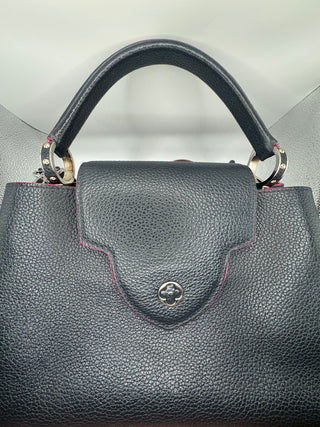 Louis Vuitton Capucines BB Cobalt and Fuchia