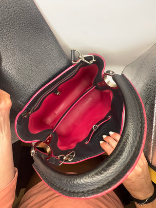Louis Vuitton Capucines BB Cobalt and Fuchia