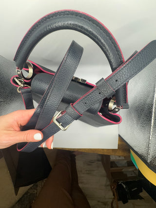 Louis Vuitton Capucines BB Cobalt and Fuchia