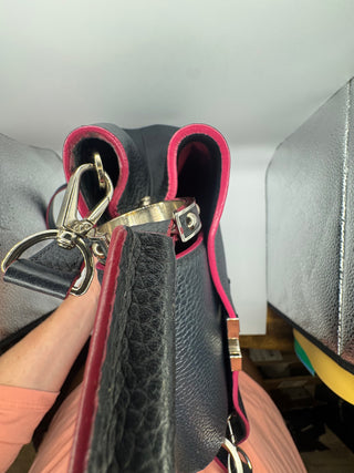 Louis Vuitton Capucines BB Cobalt and Fuchia