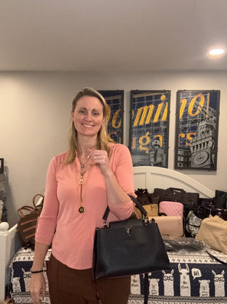 Louis Vuitton Capucines BB Cobalt and Fuchia