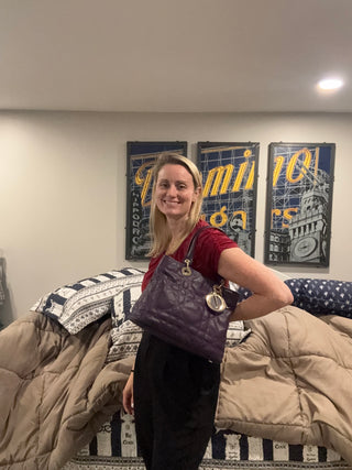 Christian Dior Lady Dior Cannage - Purple