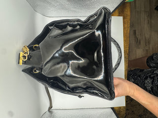 Patent Leather Chanel Bucket Bag with Baby!