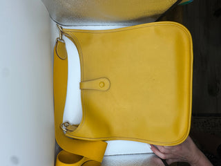 Hermes Evelyne Yellow Shoulder Bag Grand Modele (GM) Size