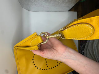 Hermes Evelyne Yellow Shoulder Bag Grand Modele (GM) Size