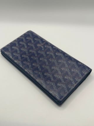 Goyard Blue Leather Bifold Wallet