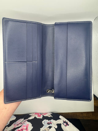 Goyard Blue Leather Bifold Wallet