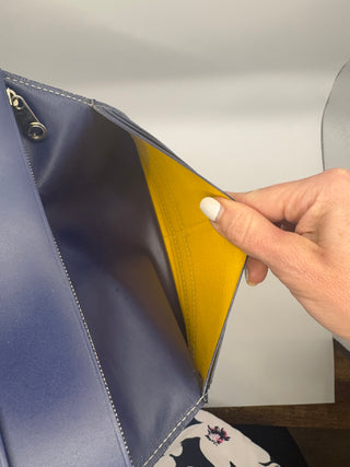 Goyard Blue Leather Bifold Wallet