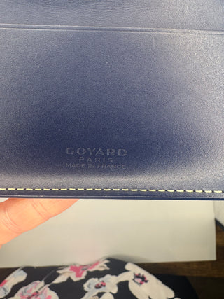 Goyard Blue Leather Bifold Wallet
