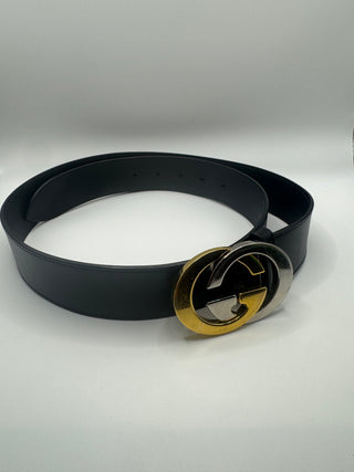 Gucci Interlocking Mixed Metal GG Belt -90cm