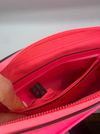 Gucci Pink GG Rubber Effect Crossbody Bag