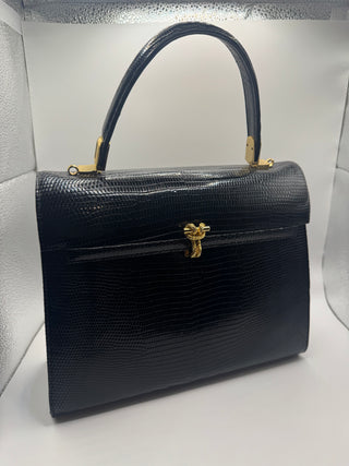 Off Brand Celine-Like Lizard Handbag