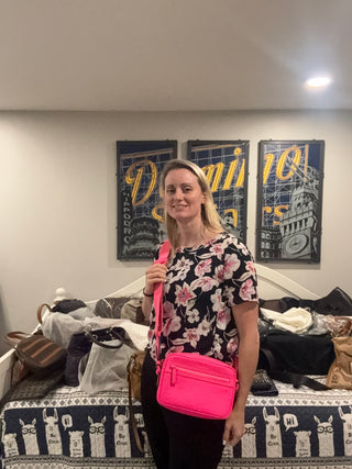 Gucci Pink GG Rubber Effect Crossbody Bag
