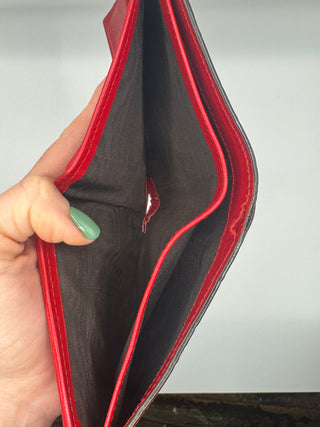 Gucci Guccissima Red Bifold Wallet