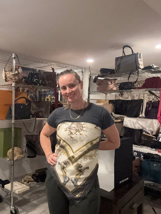 Hermes 90 Harnais Français Silk Scarf