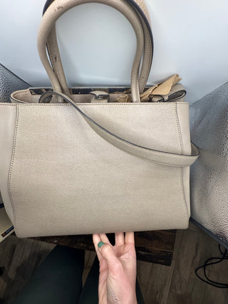 Fendi 2Jours Tote/Handbag Taupe/Beige color