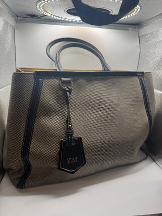 Fendi Canvas Zucca Tote/Handbag
