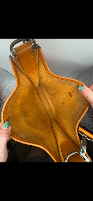 Hermès Evelyne PM in Orange Taurillon Clemence Leather