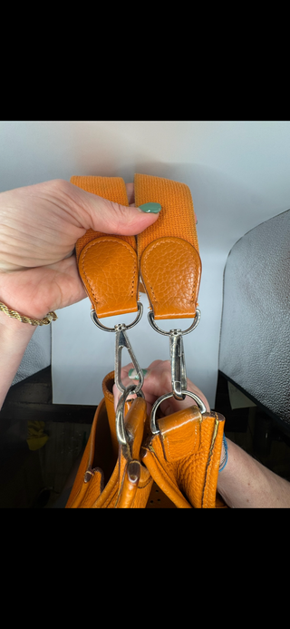 Hermès Evelyne PM in Orange Taurillon Clemence Leather