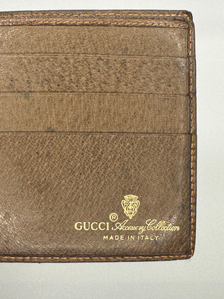 Gucci Bifold Coated Canvas Sherryline Wallet - SUPER vintage piece!