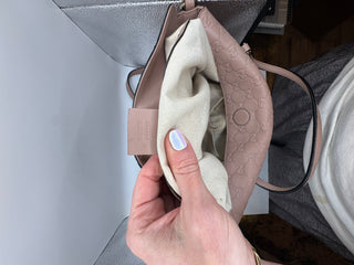 Gucci Light Pink Bree Convertible Top Handbag