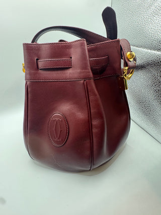 Cartier Seau Leather Bag