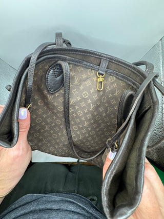 Louis Vuitton Monogram Idiel Never Full Mm Tote Bag Shoulder Canvas Fuzan MM