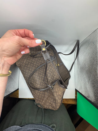 Louis Vuitton Monogram Idiel Never Full Mm Tote Bag Shoulder Canvas Fuzan MM