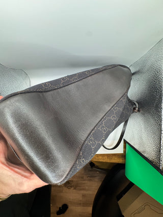 Gucci GG Denim Canvas Tote Bag