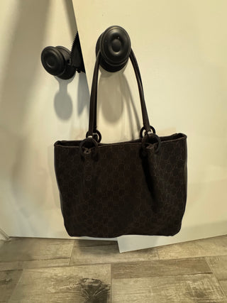 Gucci GG Denim Canvas Tote Bag