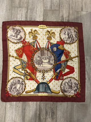 Hermes Scarf - Napoleon Print