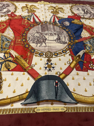 Hermes Scarf - Napoleon Print