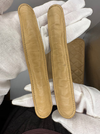CHANEL Vintage Cream Calfskin Bag