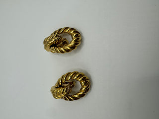 Christian Dior Vintage Clip On Hoops