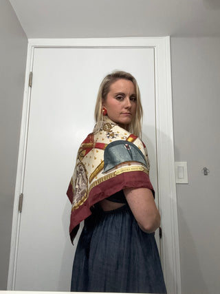 Hermes Scarf - Napoleon Print
